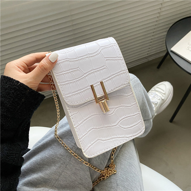 Pattern Fashion Women's Bag High-quality Texture Shoulder Bag Women dealsniper-net White