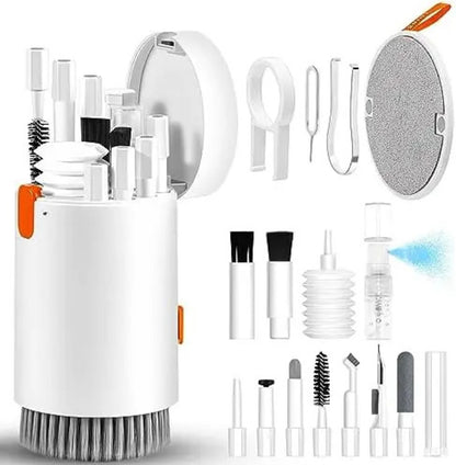 20 In 1 Laptop Phone Screen Cleaner Kit, Computer Keyboard Cleaning Brush Electronics dealsniper-net White