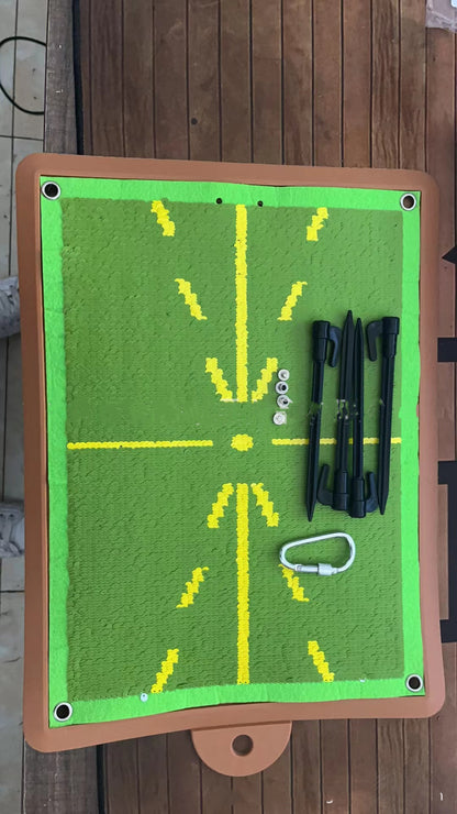 Portable Golf Training Mat For Swing Detection Batting Ball Trace Outdoor dealsniper-net