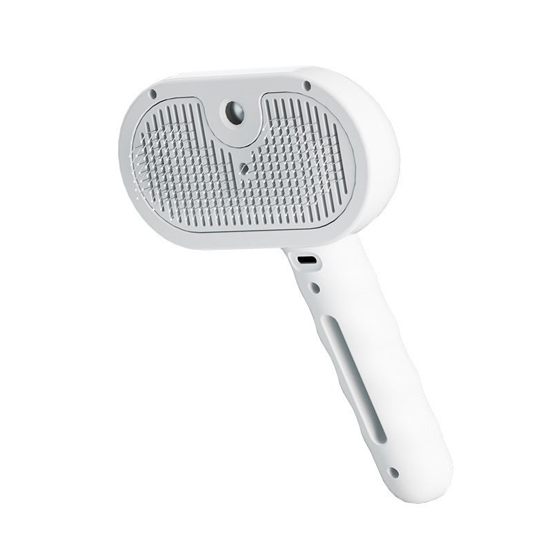 Pets Spray Hair Comb Pet Hair Remover Cleaning Brush Pets Gym From House White