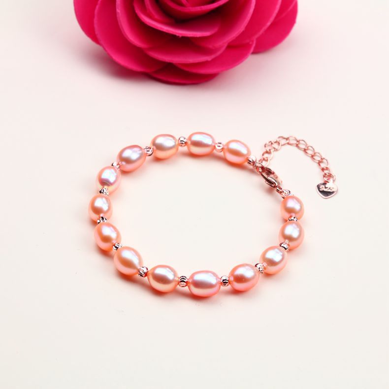 Fashion Bracelet Freshwater Pearl Trend Bracelet Jewelry DealSniper.net Pink