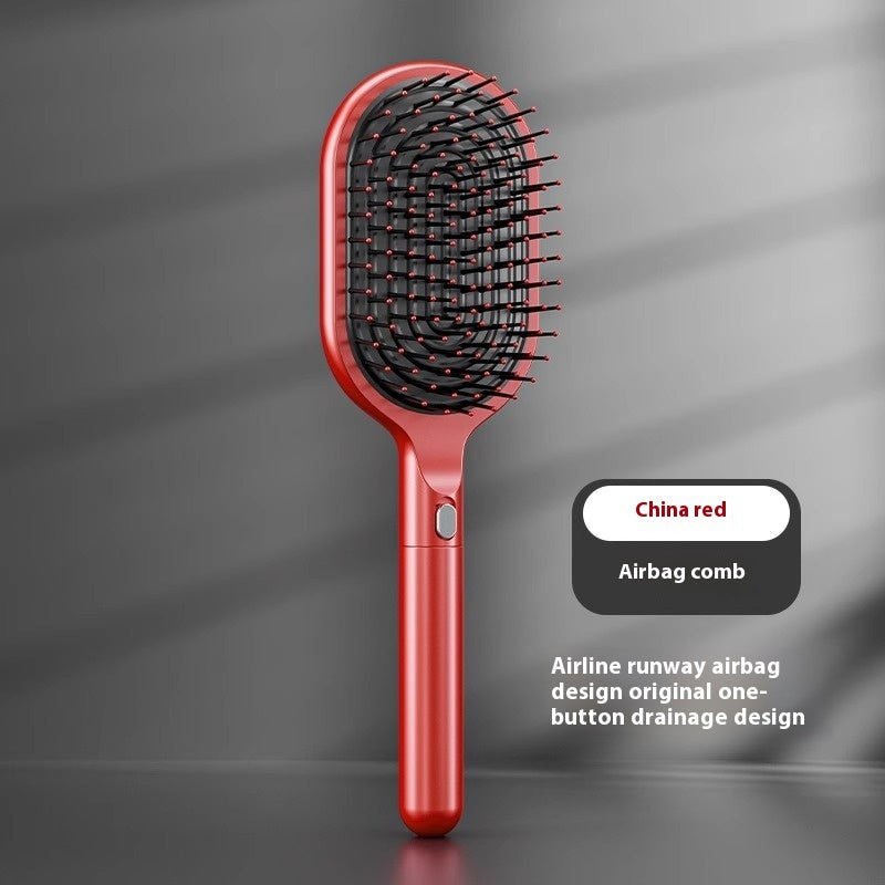 Women's Air Cushion Comb Household Airbag Massage Comb Beauty dealsniper-net Chinese Red