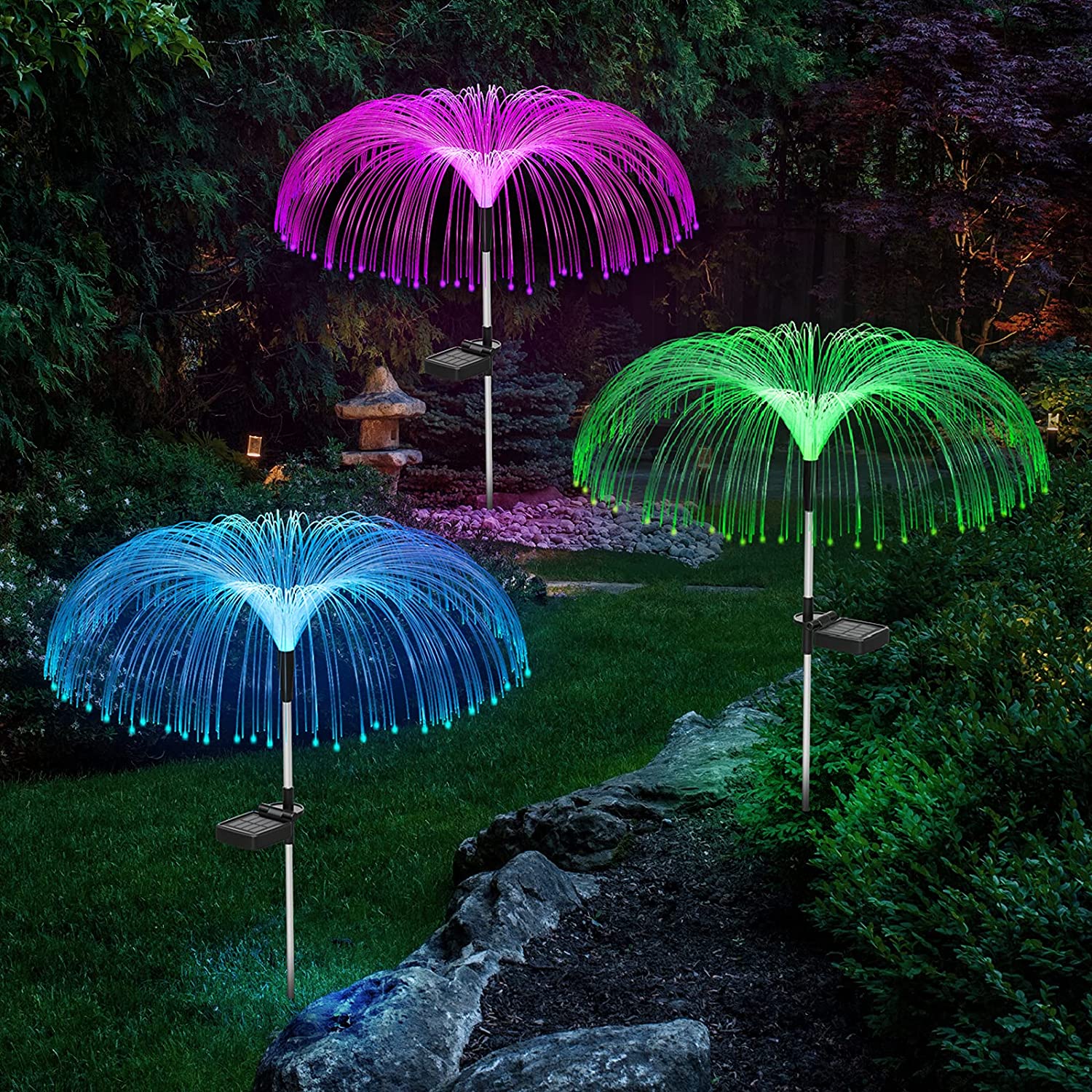 Luminous ChargingAnd Plug-in Lawn And Garden Decorative Lights Garden dealsniper-net