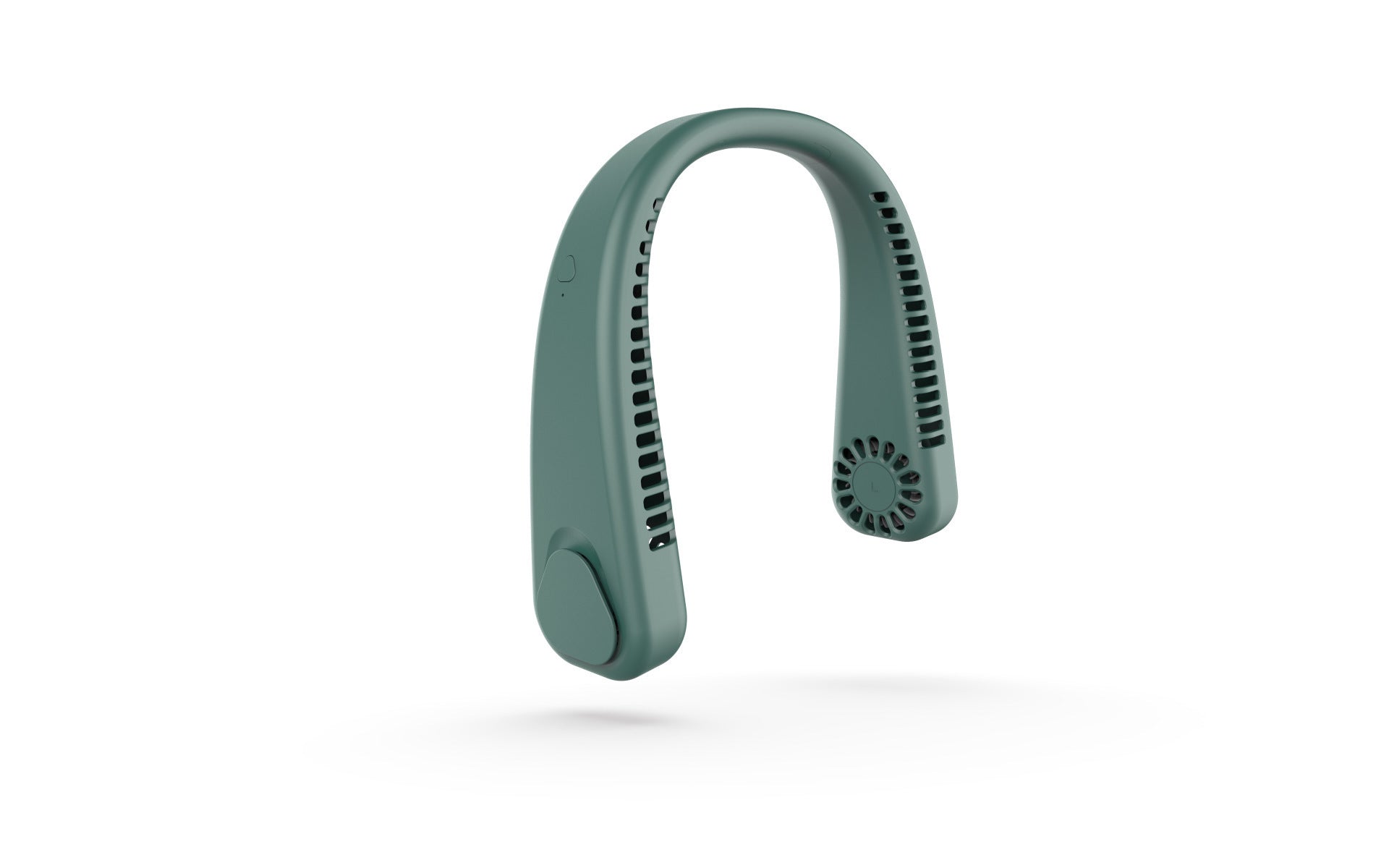 Portable And Rechargeable Lazy Neck Fan Electronics DealSniper.net F2 Dark Green 1200mah USB