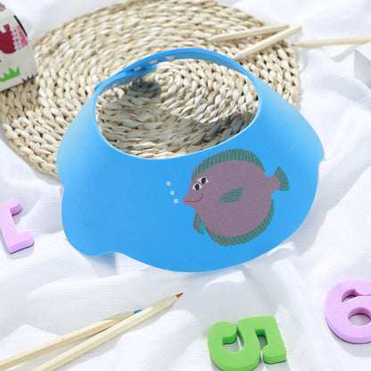 Baby Waterproof Ear Protection Shower Hat Kids DealSniper.net Blue Bream Shower Cap