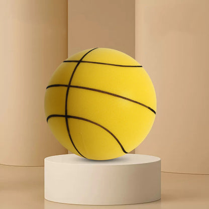 Silent High Density Foam Sports Ball Indoor Mute Basketball Sports DealSniper.net Basketball line yellow No 7 Basketball