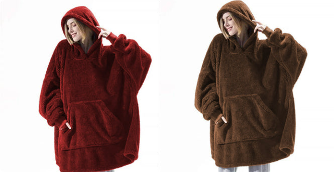 Hoodie Sweatshirt With Big Pocket Tops Sweater Comfortable Loose
