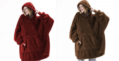 Hoodie Sweatshirt With Big Pocket Tops Sweater Comfortable Loose