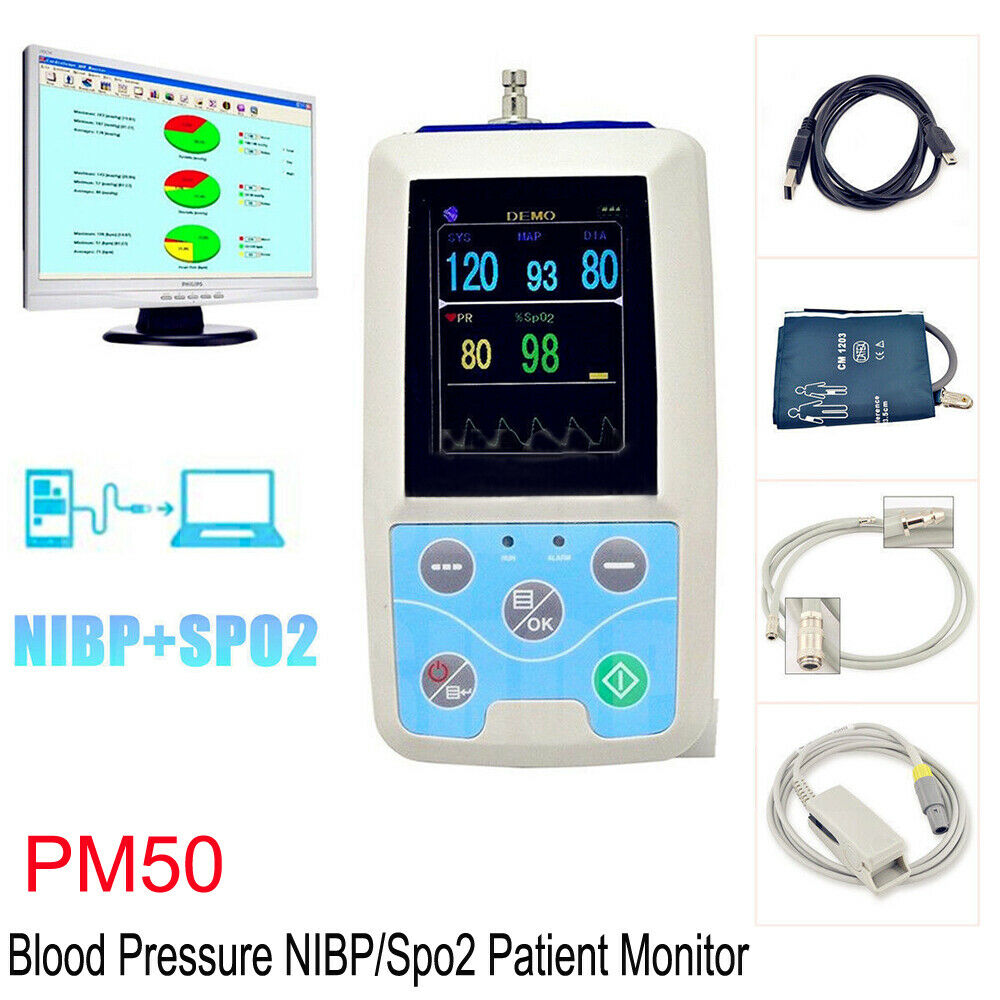 CONTEC PM50 24 Hours Ambulatory Blood Pressure Monitor Electronics dealsniper-net PM50