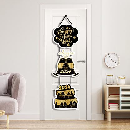 New Year Party Decoration Door Hanging Decoration House Gym From House