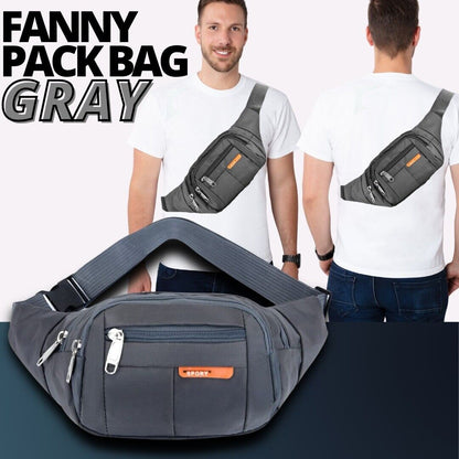 Men Women Fanny Pack Belt Waist Bag Cross Body Sling Shoulder Travel Sport Pouch Men dealsniper-net