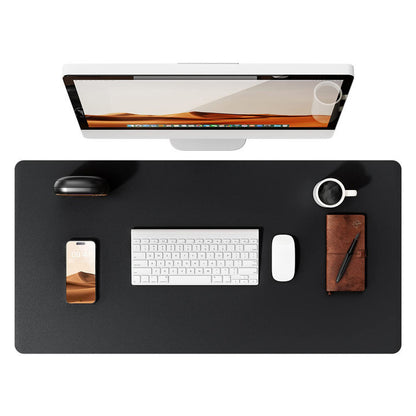 Leather Oversized Computer Office Keyboard Desk Mouse Pad Electronics DealSniper.net 60X35cm Black