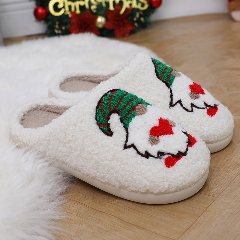 Cute Cartoon Santa Claus Home Slippers Shoes