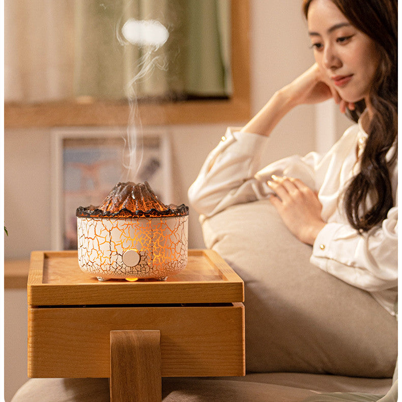 New Creative Volcano Humidifier Aromatherapy Machine Spray House dealsniper-net