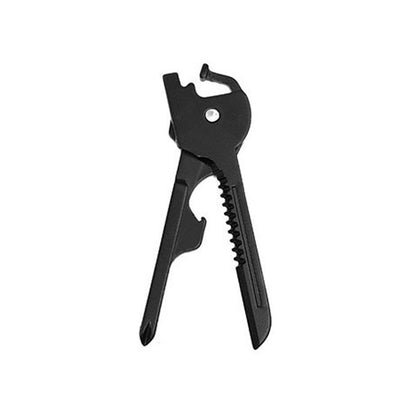 Multipurpose Keychain Key Survive Pocket Opener Shape Mini Multi Gear Tool Tools dealsniper-net Black OPP paperback