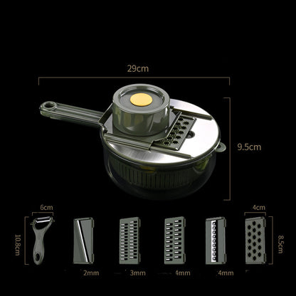 Vegetable Slicer Fashion Simple Vegetable Cutter Kitchen Tools Kitchen dealsniper-net Green
