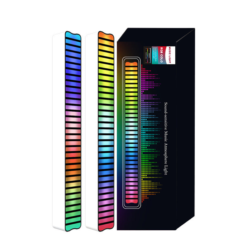 Intelligent RGB Voice Controlled Pickup Rhythm Lamp Electronics DealSniper.net Black USB