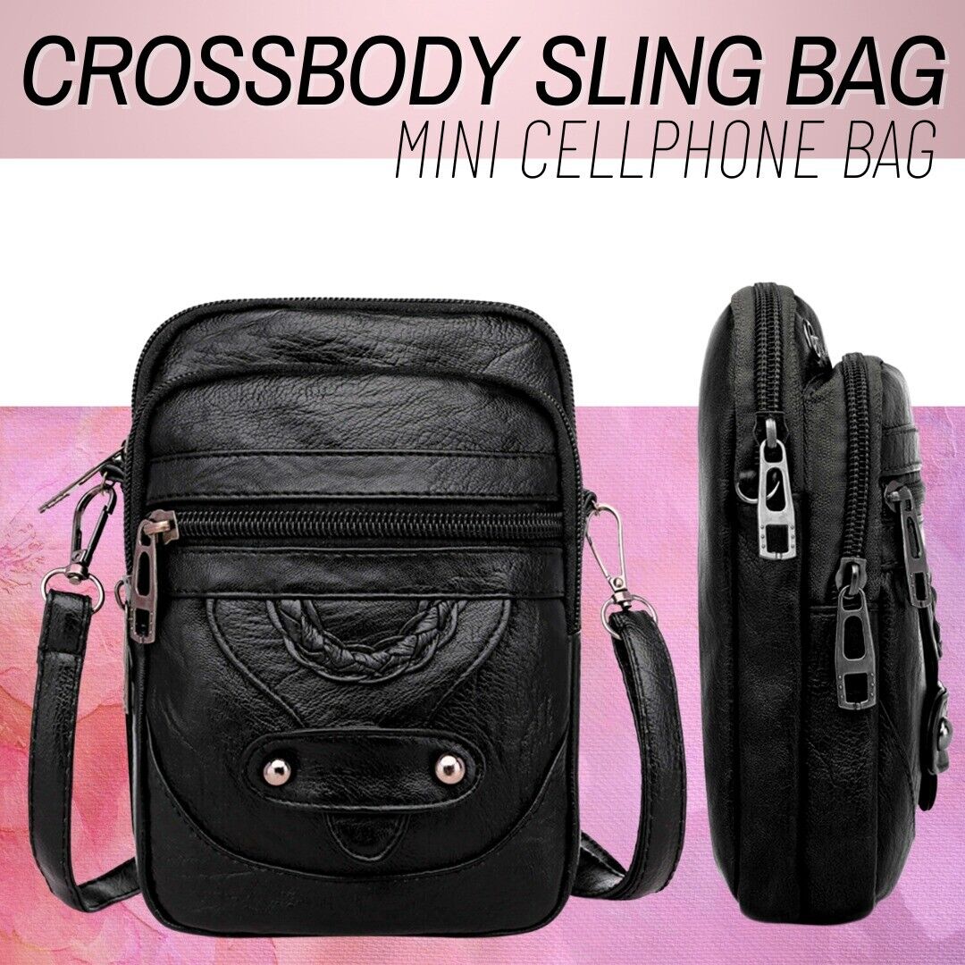 Small Cell Phone Purse Wallet Shoulder Bag Case Cross-body Pouch Handbag Women Women DealSniper.net