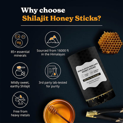 30 STICKS Xilaizhi Honey Stick Shilajit Honey Sticks Beauty Gym From House