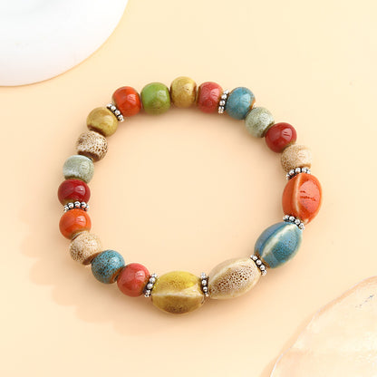 Cross-Border Retro Scenery Dezhou Ceramic Bracelet Jewelry Gym From House A 211 Ceramic bracelet high temperat