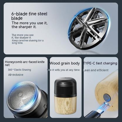 Mini Electric Shaver For Men Pocket Size Washable Rechargeable Men DealSniper.net