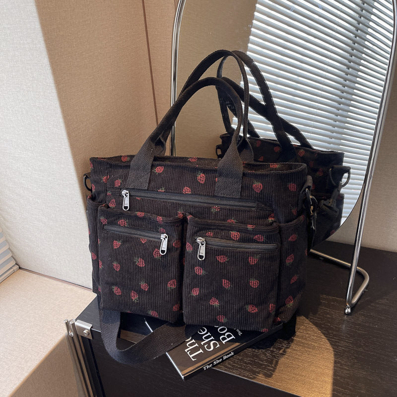 Printed All-matching Women's Shoulder Bag Women DealSniper.net Black