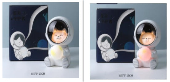 Starry sky animal atmosphere night light Gadgets dealsniper-net Kitten and Bear USB