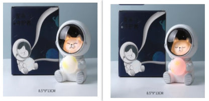 Starry sky animal atmosphere night light Gadgets dealsniper-net Kitten and Bear USB