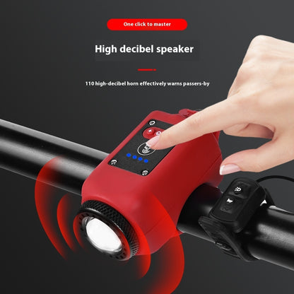 High Decibel Horn Light Outdoor Cycling Waterproof USB Charging Vehicle Gym From House