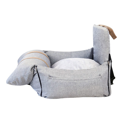Outbound Travel Portable Car Pet Nest Pets Gym From House C020 Light Grey
