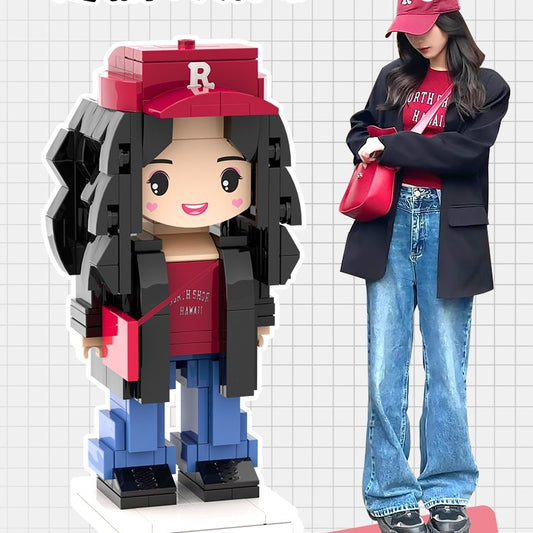 Portrait Building Blocks Puzzle Character Photo Kids DealSniper.net