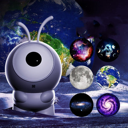 Rechargeable Galaxy Projector Lights 6in1 LED Planetarium Gadgets Gym From House