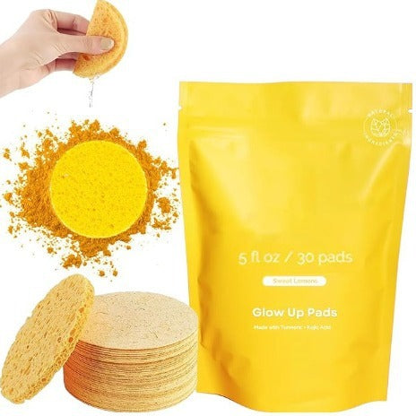 Turmeric Cleansing Pad Compressed Turmeric Kojic Acid Beauty dealsniper-net