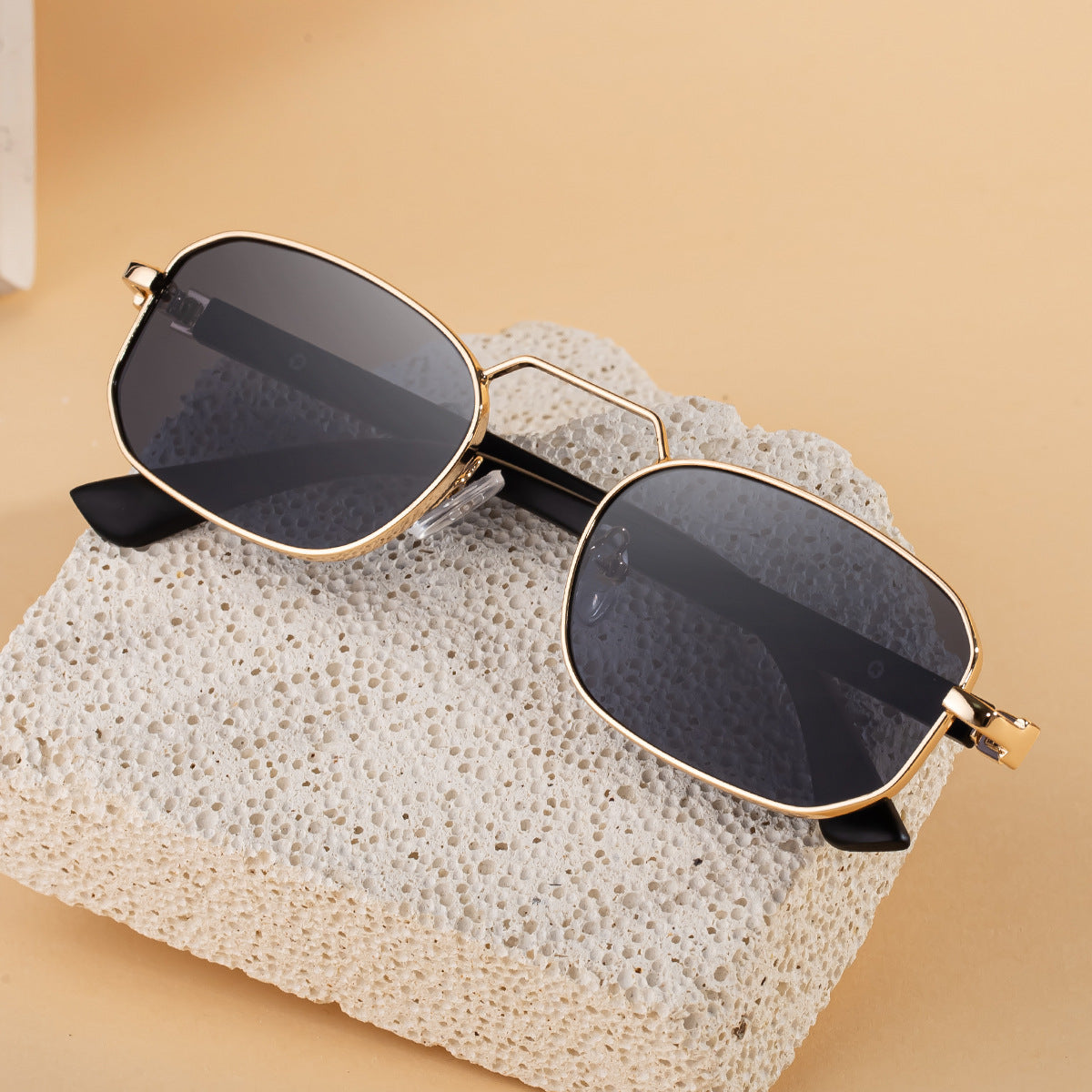 Square Frame Sunglasses For Men And Women Metal Frames Men Gym From House