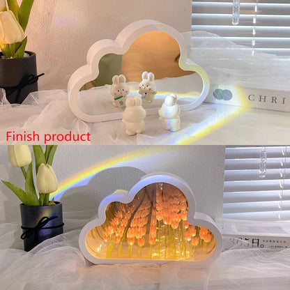 Tulip Night Lamp Material Cloud Tulips Night Lamp Decorative Gifts