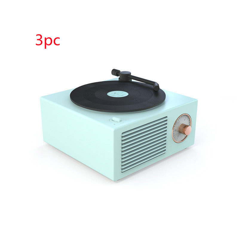 Wireless mini portable retro phonograph bluetooth speaker Electronics dealsniper-net Style12