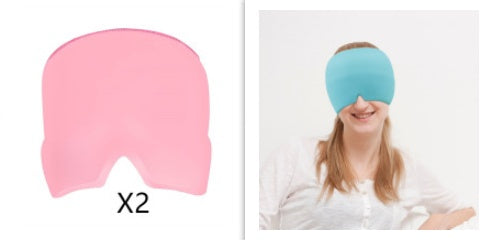 Ice Headache Relief Gel Eye Mask Health dealsniper-net 2Pink1Sky blue