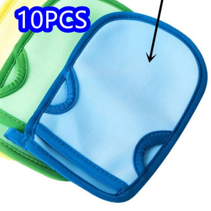 Shower Glove Spa Exfoliator Two-sided Bath Glove Kids dealsniper-net Blue 10PCS