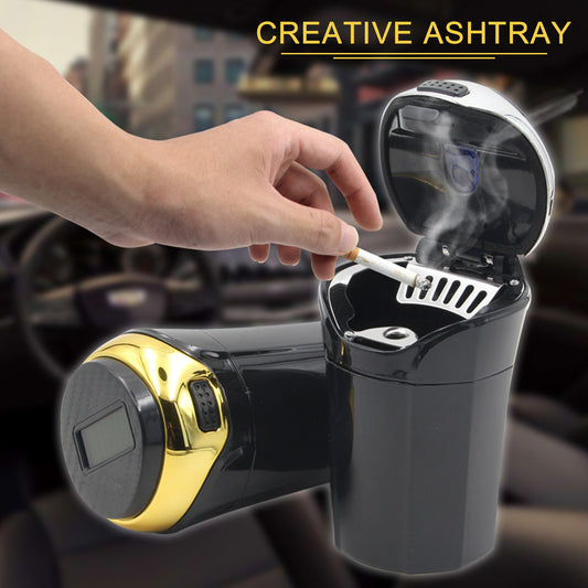 Detachable Car Ashtray With Led Light Outdoor Travel