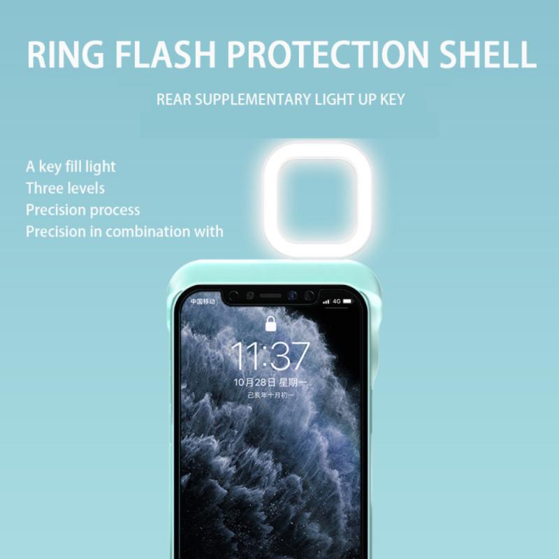Beauty Phone Case Shell Selfie Light Up Case Gadgets Gym From House