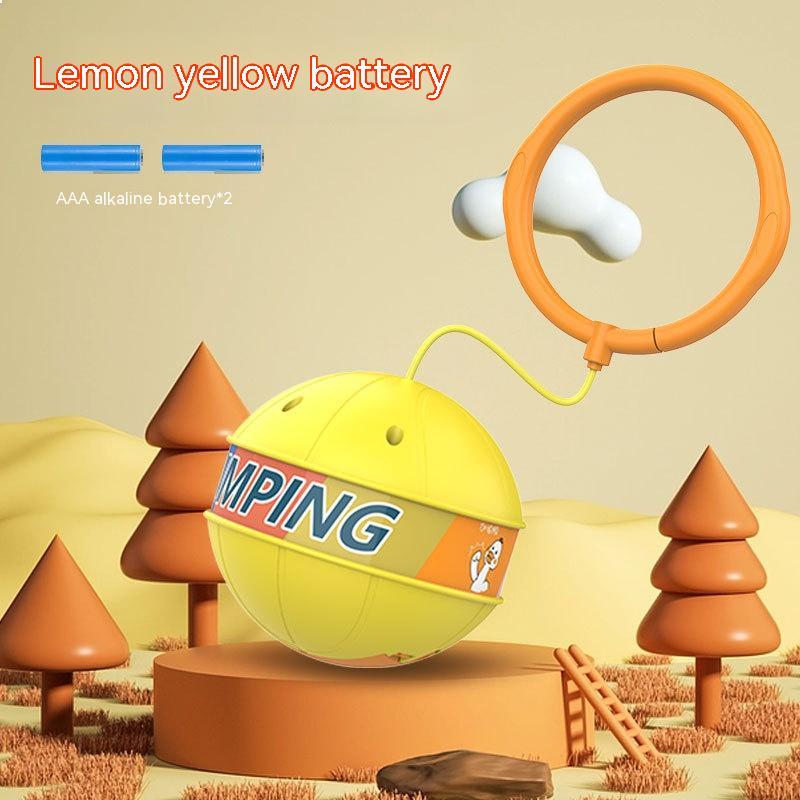 Children's Single Foot Swing Ball Flash Promotes Fitness Kids DealSniper.net Lemon Yellow Battery