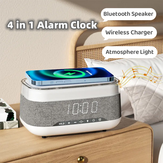 Intelligent Multifunctional Alarm Clock Bluetooth Speaker