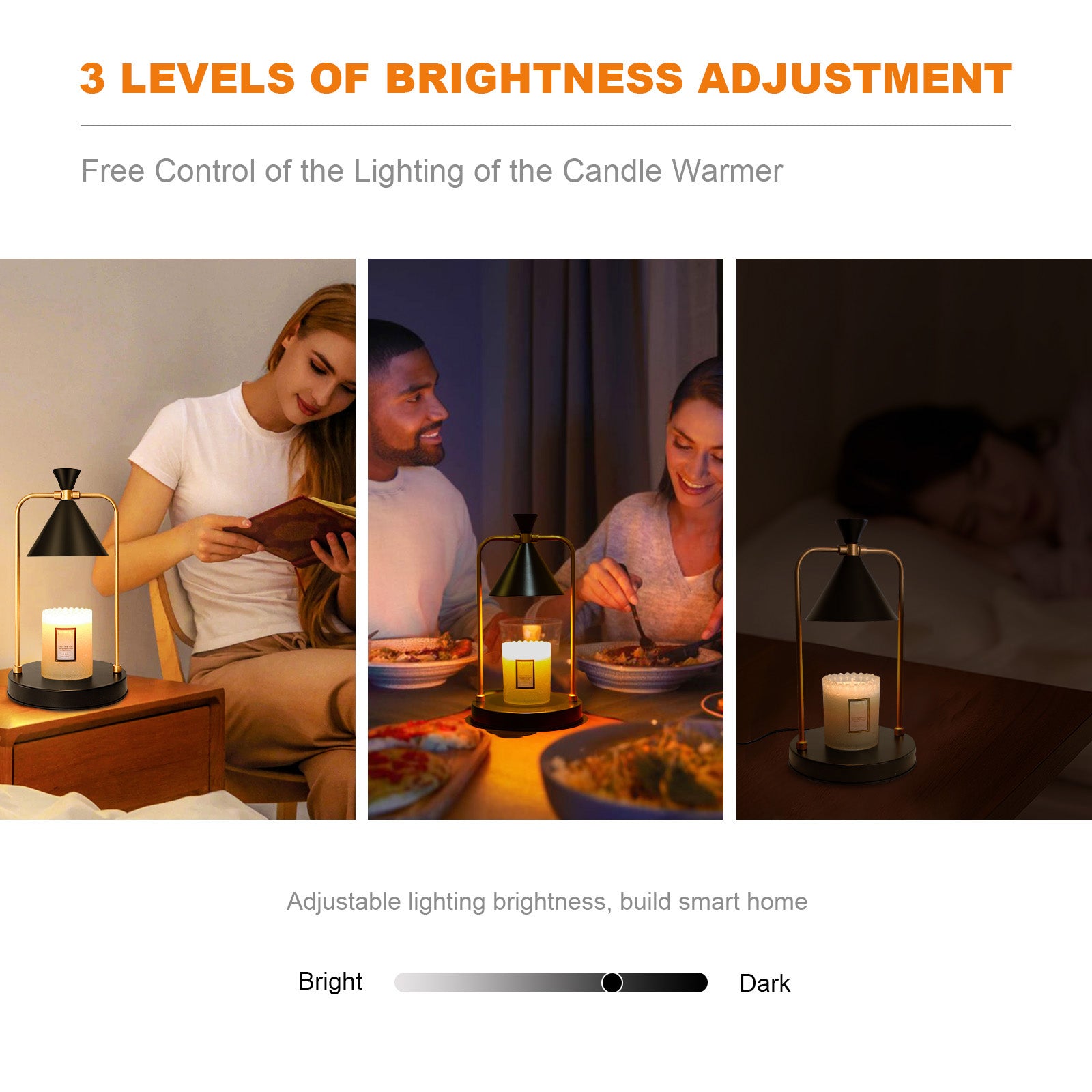 Candle Warmer Lamp With Timer, Dimmable Candle Lamp Home dealsniper-net