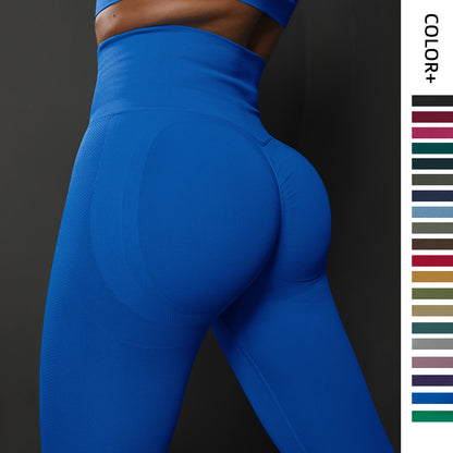 High Waist Seamless Yoga Pants Women's Solid Color Women Gym From House