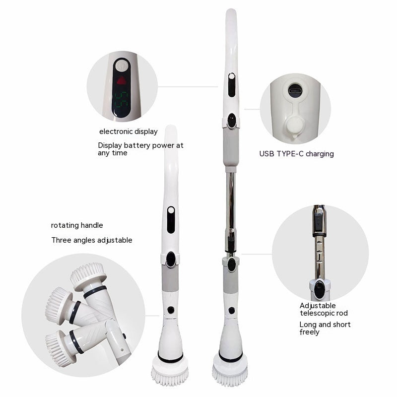 Multi-functional New Electric Cleaning Brush Wireless House Gym From House