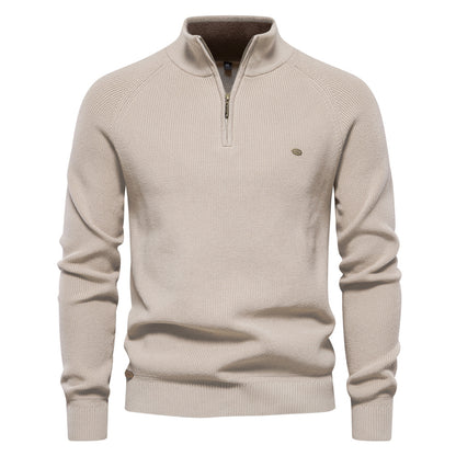 New Men's European Size Cross-Border Sweater, Long-Sleeve Men Gym From House Y832 apricot L