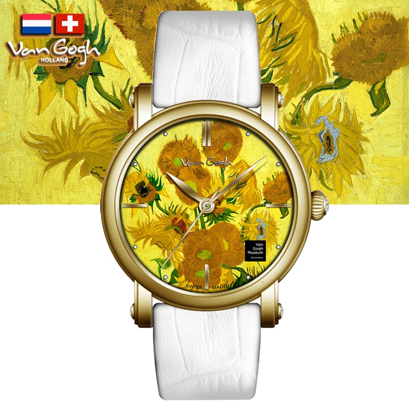 Van Gogh Women's Quartz Watch 3D Printed Oil Painting Jewelry DealSniper.net