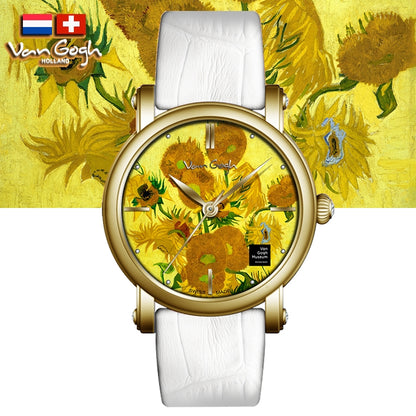 Van Gogh Women's Quartz Watch 3D Printed Oil Painting Jewelry DealSniper.net