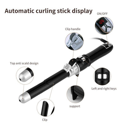 LCD Temperature Controlled Automatic Hair Curler Beauty DealSniper.net