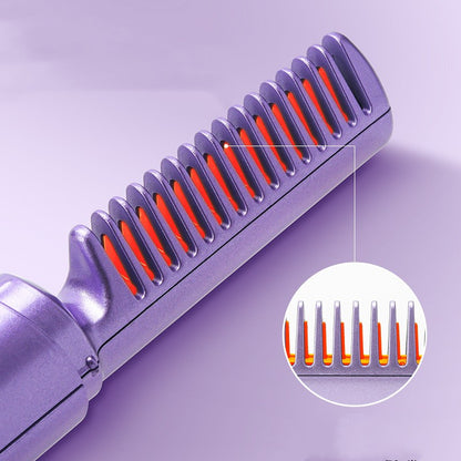 Professional Wireless Hair Straightener Curler Comb Fast Heating Beauty dealsniper-net
